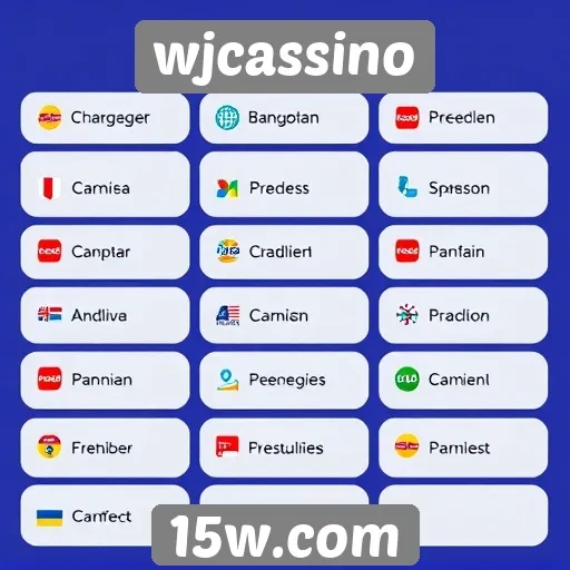 Métodos de pagamento oferecidos pelo wjcassino
